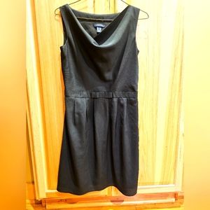 Lands' End Black Dress